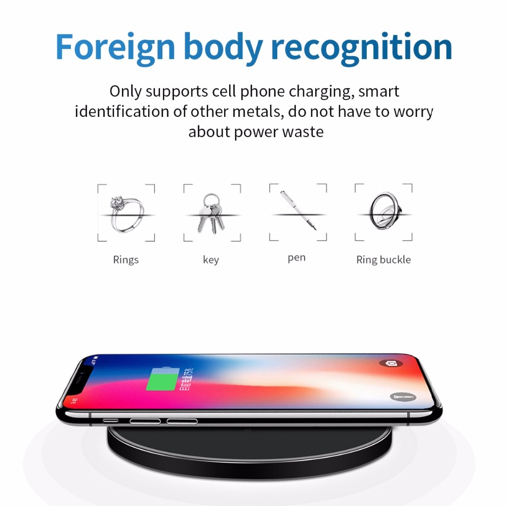 KEPHE 20W Fast Wireless Charger For Samsung Galaxy S10 S9/S9+ S8 Note 9 USB Qi Charging Pad for iPhone 11 Pro XS Max XR X 8 Plus