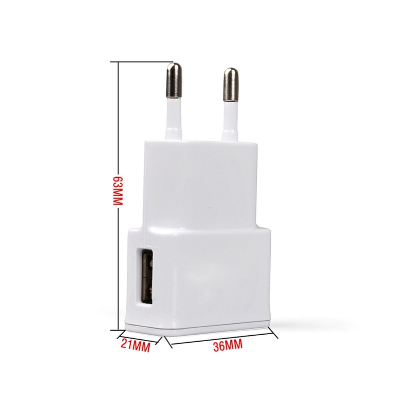 Wall USB Charger 1 USB EU plug For Samsung iphone Mobile phone charging Power Adapter Micro Charger Travel For ipad Universal