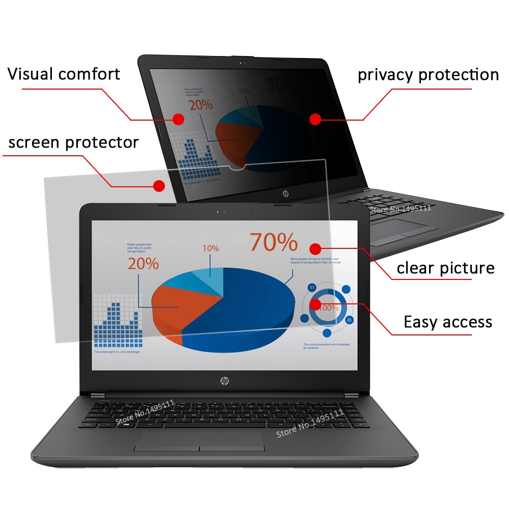Laptop Anti-Glare Privacy Screen Protector